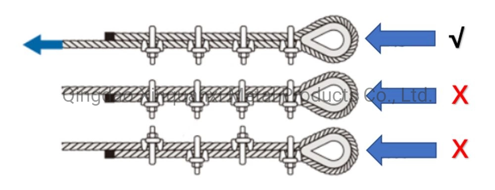 JIS Type Galv Malleable Wire Rope Clips Zinc Plated